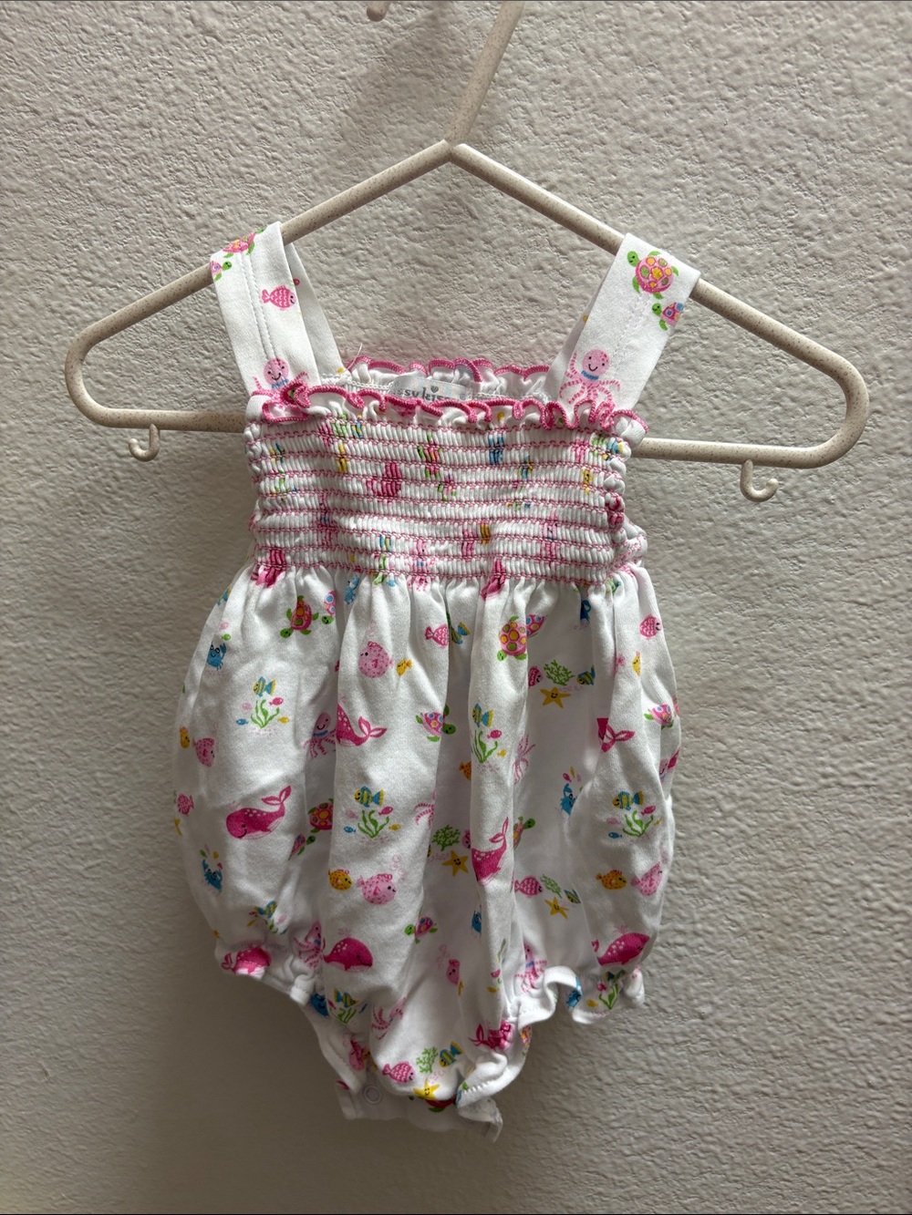 Kissy Kissy | Pink Sea Bubble Onesie